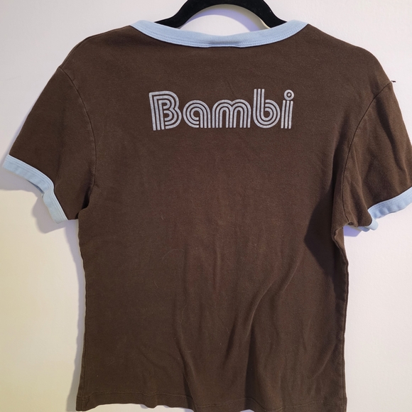 Vintage Disneyland Bambi Charming Brown Tee - Picture 4 of 6